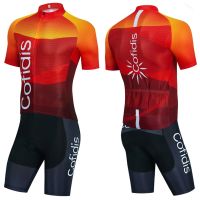 ZZOOI orbea orca 2023 Cycling Jersey Cofidis Team Bike Maillot Shorts Uniform Men MTB 20D Ropa Ciclismo Orange Bicycl Tshirt Clothing