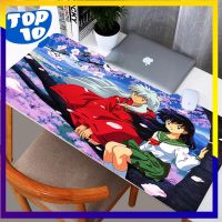 ใหม่ ☫❀ Inuyasha Mouse Pad เครื่องเกมคอมพิวเตอร์บ้าน HD XXL Mouse Pad แผ่นรองเมาส์เดสก์ทอป Keypad Anti Slip Soft N