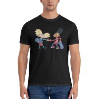 High Quality Nickelodeon Hey Arnold Gerald And Thumbs Up Pure Cotton T-Shirt Man