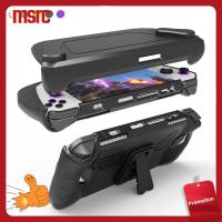 MSRC พร้อมขาตั้ง เคสป้องกันรอย อุปกรณ์เสริมเกม ครอบคลุมเต็มรูปแบบ กรอบคอนโซลมือถือ ที่มีคุณภาพสูง ทีพียู ฝาครอบด้านหน้าถอดออกได้ สำหรับ ASUS ROG Ally