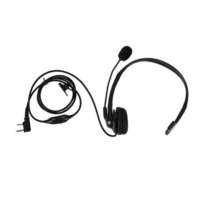 8X 2 PIN PTT Mic Headphone Headset for KENWOOD RETEVIS BAOFENG UV5R 5R/888S