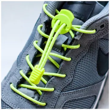 Elastic running outlet laces