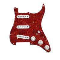 WK-Loaded Prewired Guitar Pickups SSS 60s Style single coils Alnico 5 Pickups 7-Way wiring pickguard