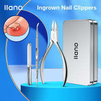 LLANO กรรไกรตัดเล็บคุด Professional เครื่องตัดเล็บเท้าสแตนเลสเครื่องมือหนา Podiatry Toenail Correction Trimmer เล็บชุด