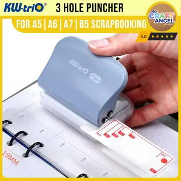 1pc Handheld Paper Puncher 6mm, Metal Punch With 6mm Diameter