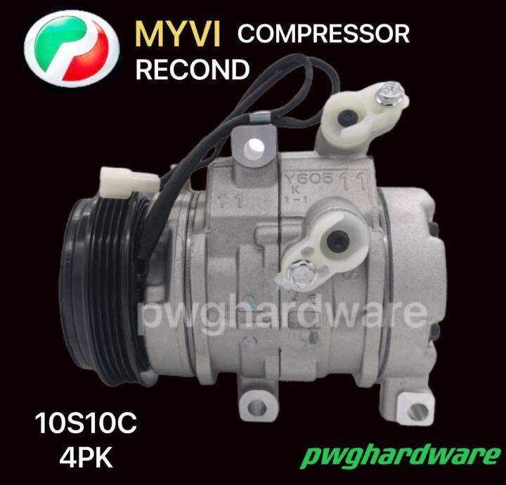 Recond Perodua Myvi To 10S10C 4PK Air Cond Compressor / Kompressor