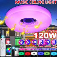 72W/36W 220V Wifi Modern RGB Dimmable LED Ceiling Light Home Lighting Remote&amp;APP Control bluetooth Music Light Smart Bedroom Lamp