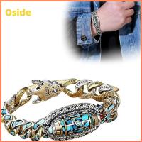 OSIDE สร้อยข้อมือเครื่องรางนำโชค สร้อยข้อมือลูกปัดมนต์หกตัวอักษร สไตล์ทิเบต การหมุนถ่ายโอน กำไลข้อมือเทอร์ควอยซ์ ของขวัญที่สร้างสรรค์ นำพลังงานบวก สร้อยข้อมือลูกปัด dzi เก้าตาสีเขียวขุ่น