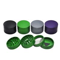 [COD] paint aluminum alloy smoke grinder 63mm four-layer large wholesale