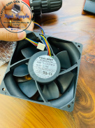 Quạt tản nhiệt fan hút gió 12V 0.9A có jack cắm điều tốc trâu cày