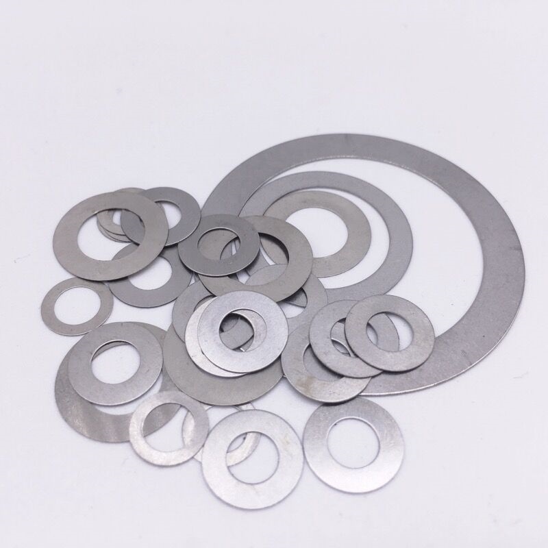 20Pcs M6 Stainless Steel Ultra-thin Washer Flat Gasket 0.1mm 0.2mm-1mm Thickness 