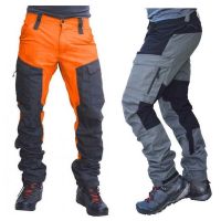 Men Casual Pants Outdoor Fashion Multi Pocket Work Trousers For Automotive Repair Lightweight Electrician Outdoor Work Pants