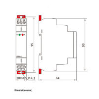 Zerone รีเลย์อิมพัลส์อิเล็กทรอนิกส์ GRM8-02รีเลย์อิมพัลส์อิเล็กทรอนิกส์รีเลย์หน่วยความจำแลทชิ่งรีเลย์ AC 230V