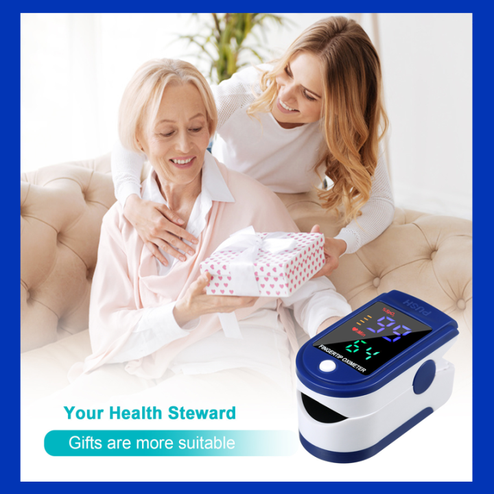Portable Fingertip Pulse Oximeter Digital Display Blood Oxygen Monitor