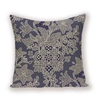 Simple Style Decorative Cushion Cover  Flower Pattern Pillowcase Shabby Chic Cushions for Chair Custom Quality Pillows Cover