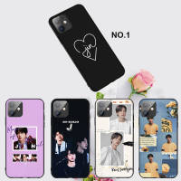 Casing หรับ iPhone 11 12 Mini X Xs XR Pro Max 6+ 6s+ 7+ 8+ 6 7 8 Plus 5 5s SE 2020 31FE Kim Seok Jin K POP bangtan BT Pattern Phone เคสโทรศัพท์ อ่อนนุ่ม TPU Black ปก