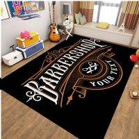 Barber Shop Vintage Rugs Tattoo Studio Carpet Sofa Floor Mats Home Decoration Modern Rugs Living Room Kitchen rug Cool Boy Gift