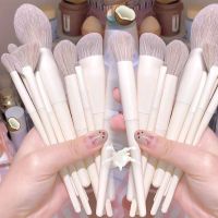 8/10/13Pcs Blue Makeup Brushes Face Makeup Tools Portable Soft Brushes Powder Foundation Blush Eyehadow Eyelash Beauty Brush Set Makeup Brushes Sets