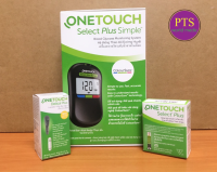 เครื่องตรวจน้ำตาล OneTouch รุ่น Select Plus (แถมแผ่น 25 + เข็ม 25) (อเมริกา)