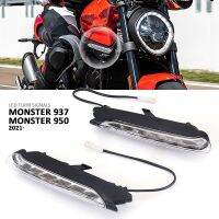 ของประดับจักรยานยนต์ด้านหน้ากระพริบไฟสัญญาณเลี้ยว LED สำหรับ DUCATI Monster 950 Monster 937 2021 2022 2023