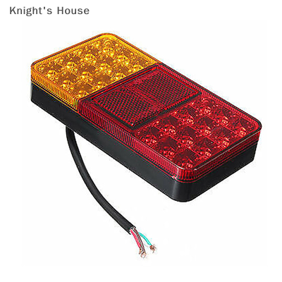 Knights House ไฟท้ายรถบรรทุก12V ไฟท้ายรถบรรทุกไฟสัญญาณ24 LED กันน้ำเรือรถพ่วงรถตู้รถบรรทุก