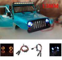 13MM RedBlue LED Lights Headlight for 110 RC Rock Crawler Axial SCX10 RC4WD D90 90020 90021 90018 Body Shell