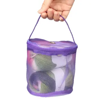 Storage Portable Bags Knitting Bag,1Pcs Crochet Bag, Wool Holder for  Beginners, Knitting Bags and Knitting Organizers,Crochet Storage Bag, for  Storage Wool Bags Sewing Tools