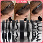 Phong cách Hàn Quốc Băng đô hình học sóng đen Phụ kiện tóc thời trang