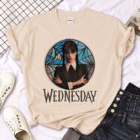 Wednaddams เสื้อยืดผู้หญิงเสื้อนักออกแบบสาวแนวสตรีท