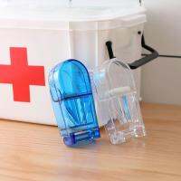 Pill Cutter Portable Plastic Medicine Box Dispenser W4E5