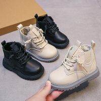 【CW】 Kids Leather Children Ankle Fashion Toddler Shoe