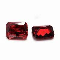 Unheated 9.90 Cts Natural Mined 10mmx12mm Sri-Lanka Ruby Emerald Rectangle Cut VVS Gem