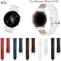 Leather Replacement Watch Strap Band For HUAWEI WATCH GT 2 42mm 46mm Bracelet band for Samsung Galaxy Watch 42mm 46mm watchbands