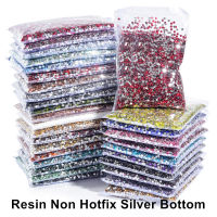 ขายส่งจำนวนมากเรซิ่น Glitter Non hotfix rhinestones strass TRACK DIY เล็บคริสตัลเพชรสำหรับเล็บ Charms ชุด vestidos