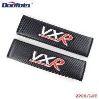 Embroidery VXR Tail emblem carbon fiber seat belt cover shoulder pad for toyota LAND CRUISER PRADO RAV4 V8 2020 2021 accessories Seat Covers