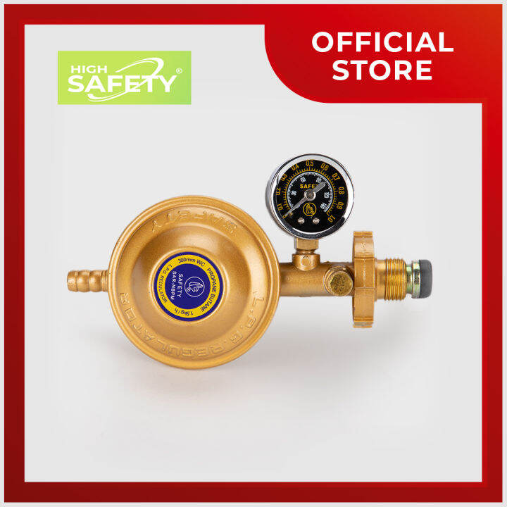 High Safety LPG Regulator w/ Gauge | Lazada PH