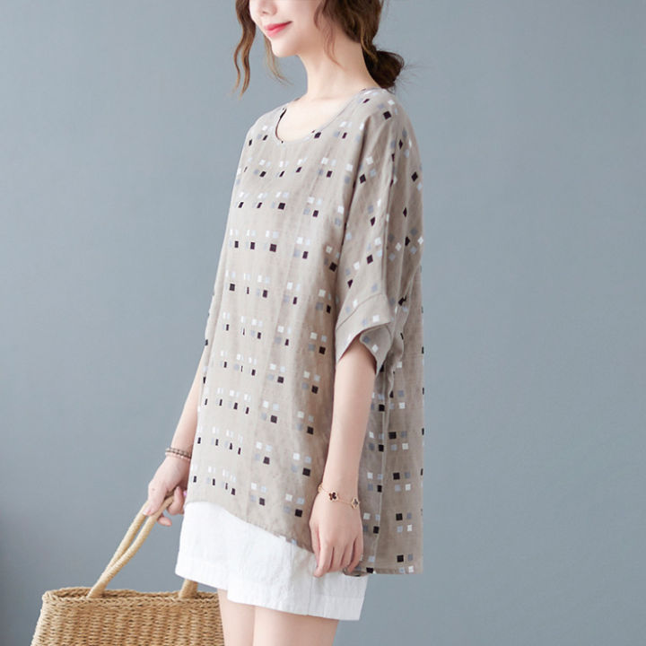 meimingzi-summer-new-loose-slimming-dolman-sleeve-เสื้อผู้หญิง
