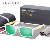 แว่นตากันแดด BARCUR แว่นกันแดดโพลาไรซ์ TR90โพลาไรซ์สำหรับผู้ชายผู้หญิงแว่นตากันแดดแว่นสายตา