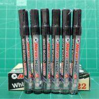 ปากกาไวท์บอร์ดตราม้า Horse Whiteboard Marker H-22 หมึกสีดำ (1ชุด/6ด้าม) ขนาดหัวปากกา 2 มม. สีหมึกลบได้บนพื้นผิวลื่น (Non-Permanent) สามารถเขียนได้บนกระดานไวท์บอร์ด แก้ว และพื้นผิวที่ไม่มีรูพรุน CCHAITIP STATIONERY เครื่องเขียน อุปกรณ์สำนักงาน ออฟฟิศ