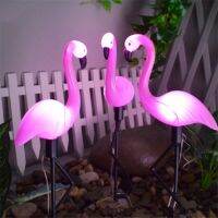Solar Lights Flamingo Outdoor Waterproof Motion Sensor Garden Patio Porch Decorations Wireless Lantern lamp