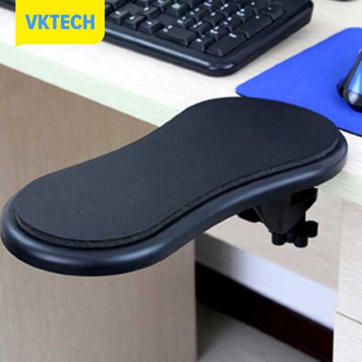 vktech-โต๊ะติดบนโต๊ะตัวพยุงแขนคอมพิวเตอร์ติดได้แผ่นรองเมาส์ที่วางข้อมือแขน