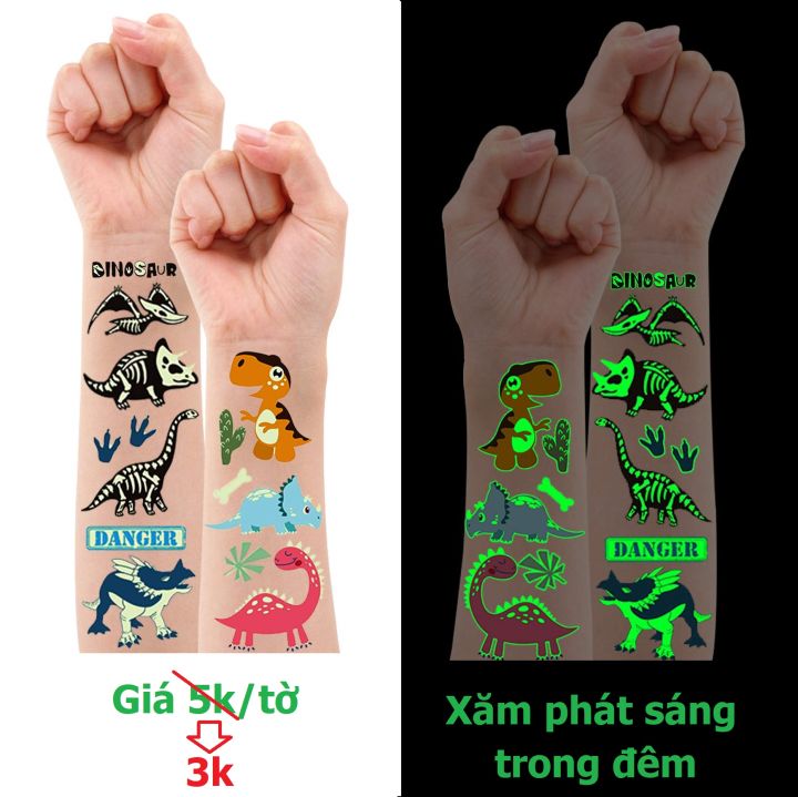 Hình Xăm Dán Tattoo Kín Tay Cá Tính TQB199 bán tại Hồ Chí Minh
