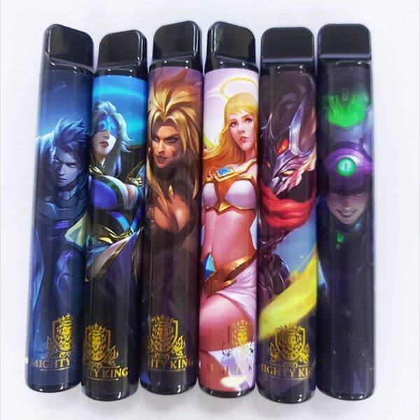 【sf94N6Fy】LEGIT MIGHTY KING Puff Bar Plus 800 PUFFS 5 SALTNIC Vape PEN