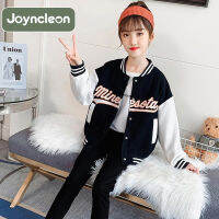 JoynCleon Girl เบสบอลชั้นนำ Kaisho แจ็คเก็ตเบสบอลเทรนด์เกาหลี