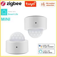 UNDATA การเคลื่อนไหวของ PIR Tuya Smart Zigbee เซนเซอร์อัจฉริยะ ร่างกายอินฟราเรด ZigBee ขนาดเล็ก ของใหม่ สัญญาณกันขโมย Tuya Zigbee ชีวิตอัจฉริยะในบ้าน