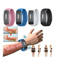 ☫♞◇ Practical Ultrasonic Body Shape Wristband Smart Magnetic Lymphatic Detox Bracelet Heart Rate Fitness Pedometer Wristbands