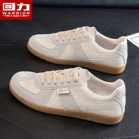 Pull back Dexun shoes 2023 new spring thick-soled white mens all-match flat-bottomed sports casual sneakers ins tide shoes