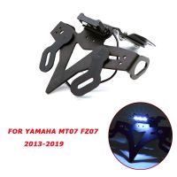 License Plate Holder Bracket Kit For Yamaha MT-07 FZ-07 MT07 FZ07 MT FZ 07 2013-2019 Tail Tidy Fender Eliminator with LED Light