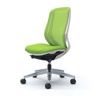 OKAMURA เก้าอี้รุ่น SYLPHY, ALUMINIUM BASE, WITHOUT ARMREST, LIME GREEN เก้าอี้ทำงาน เก้าอี้สำนักงาน Ergonomic Chair