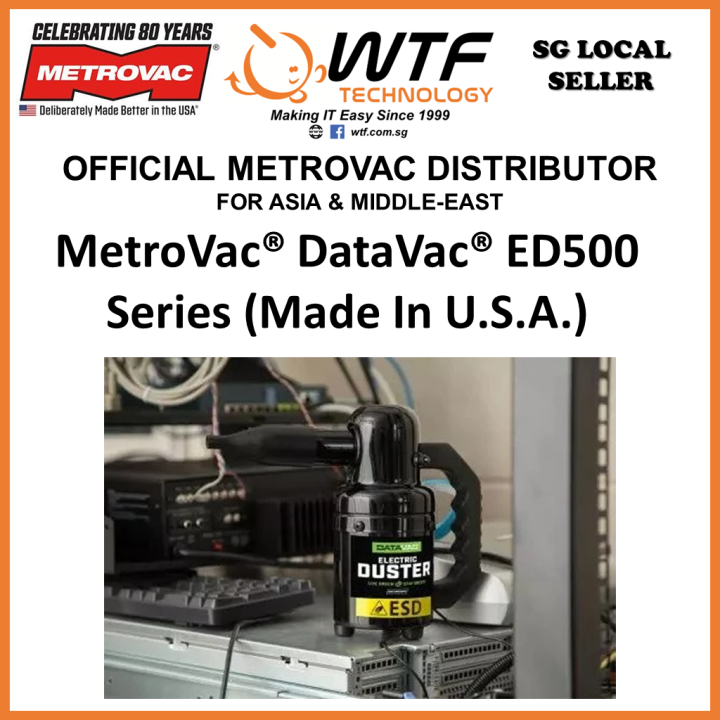 MetroVac® DataVac® ED500 / ED500ESD Electric Duster (Made In U.S.A
